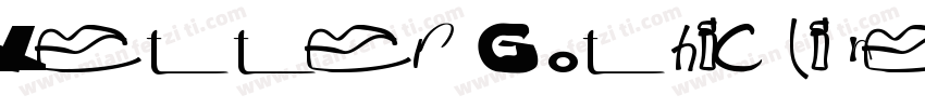 Letter Gothic line字体转换
